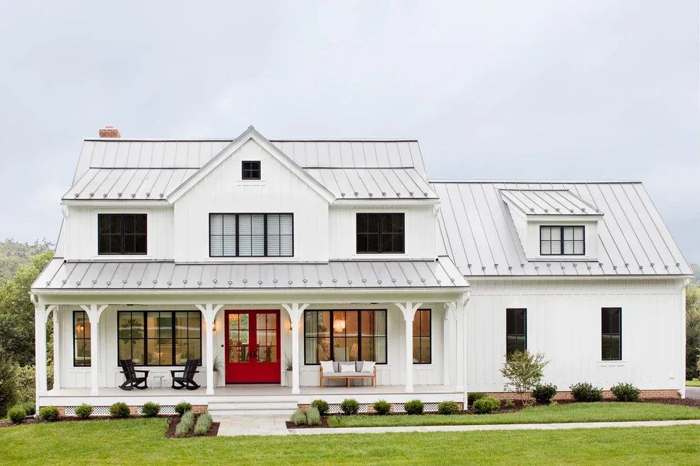 House with beautifully detailed siding