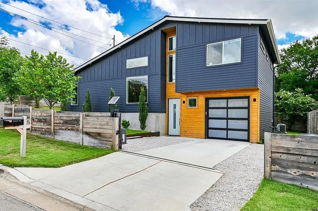 House with beautifully detailed siding