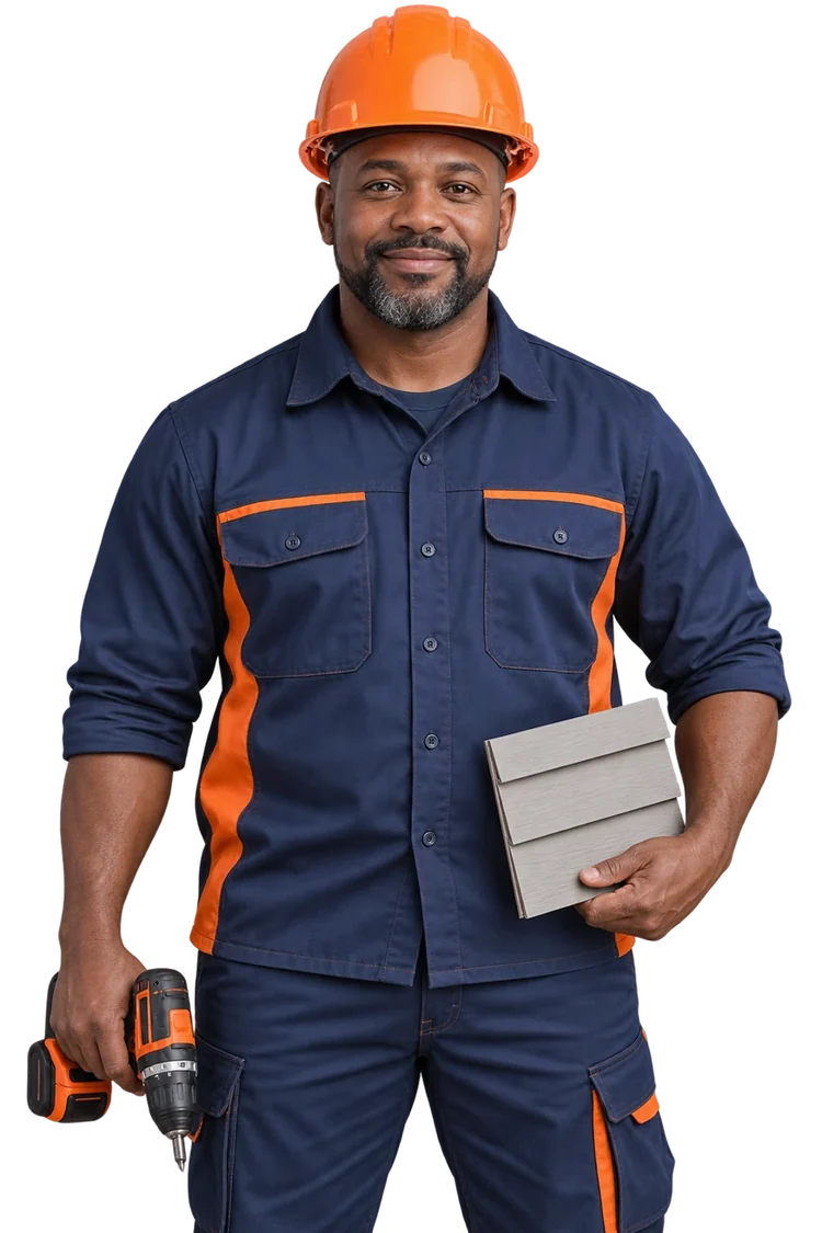 Siding repair professional