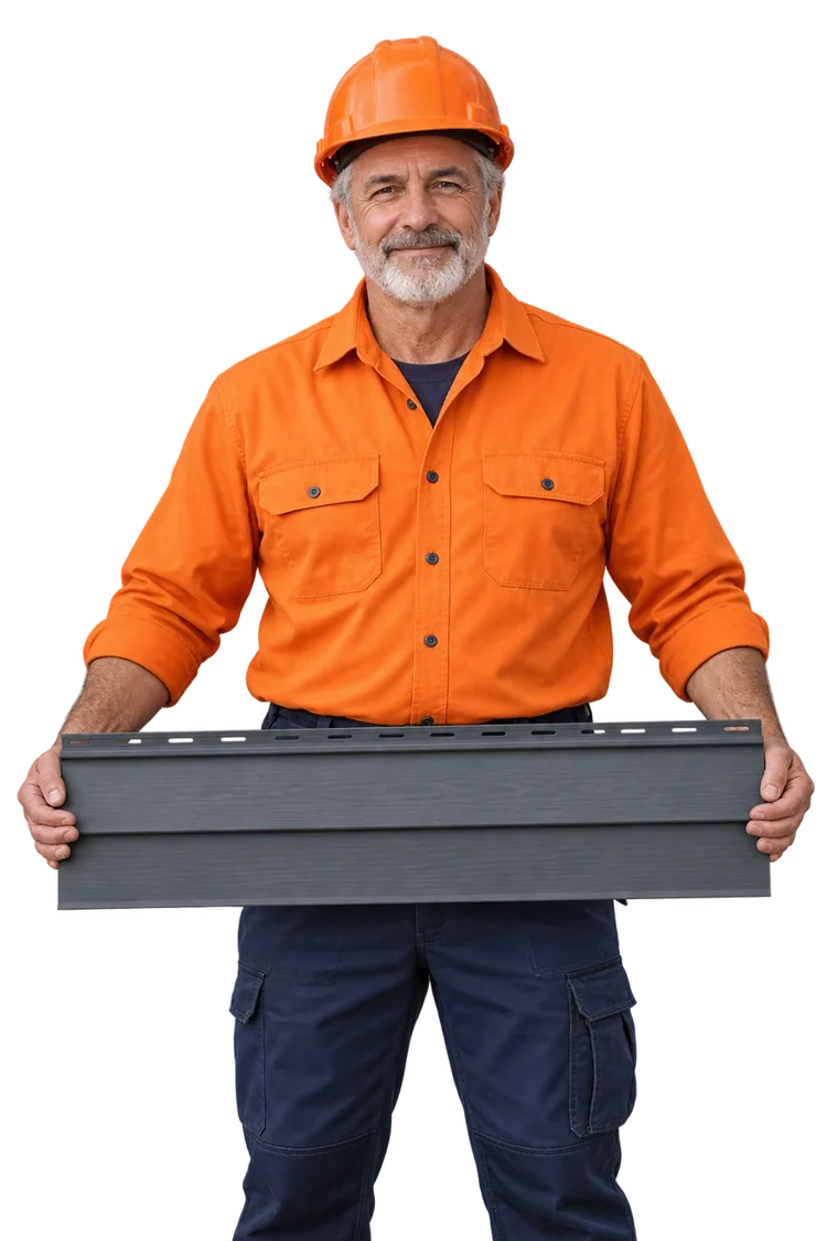 Illustrative siding professional